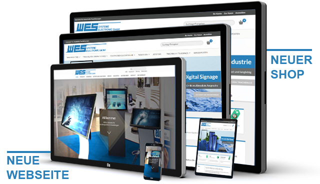 wes systeme electronic gmbh neue webseite onlineshop
